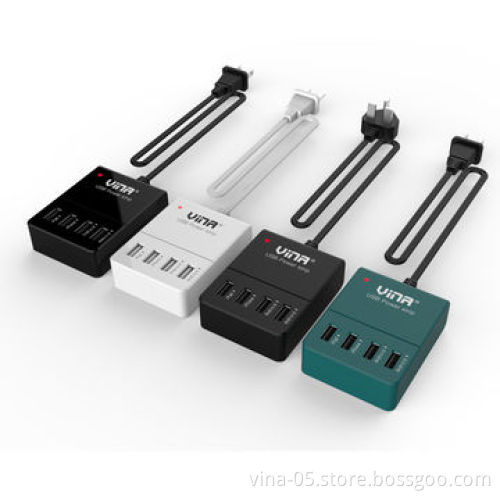 USB Multi-function Power Strips with 100 - 240V, 50/60Hz Input